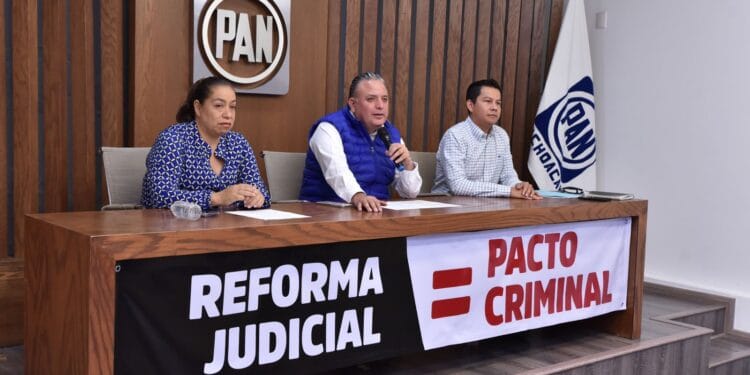 Acusa PAN Michoacán que elección judicial confirma pacto criminal de Morena