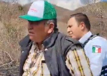 Captan a diputado suplente Javier Maldonado quemando pastizal