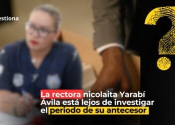 Después del camionetón, la rectora Yarabí Ávila ‘apapacha’ a su antecesor con un año sabático