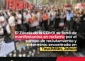 Caso Teuchitlán provoca movilización en el Zócalo