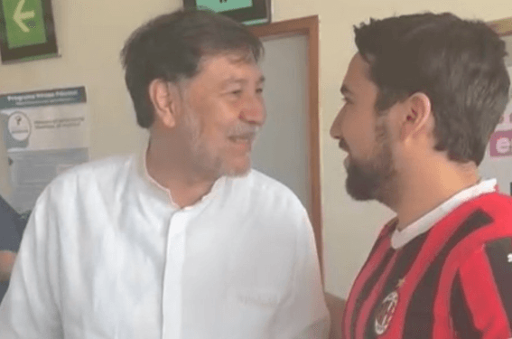 Fernández Noroña e hijo de Calderón se dan ‘agarrón’ en aeropuerto