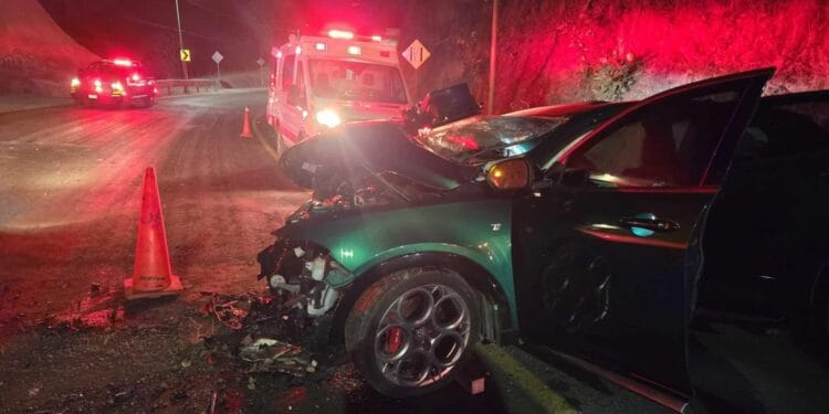 Accidente en Ramal Camelinas deja un conductor herido