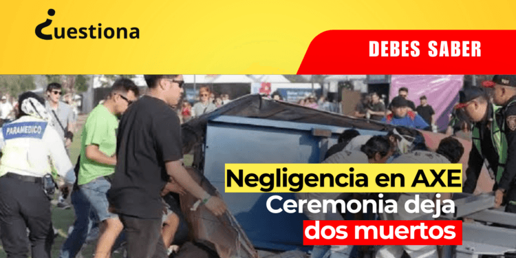 Mueren dos fotógrafos tras colapso en el festival AXE Ceremonia