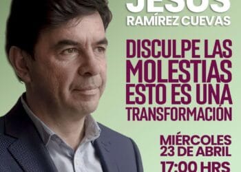 Jesús Ramírez llega al Teatro Ocampo en pleno Día del Libro