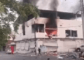 Hay dos víctimas por incendio en tienda Súper Cacho de Apatzingán