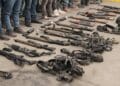 Dan golpe al crimen en Zinapécuaro: 17 detenidos y 14 armas largas aseguradas