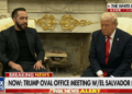 Trump y Bukele se reúnen en medio de escándalo por deportación errónea