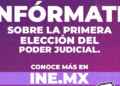 INE entrega materiales de apoyo para aspirantes al Poder Judicial