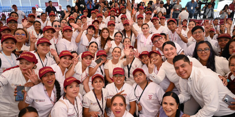 Claudia Sheinbaum lanza en San Luis Potosí el programa ‘Salud Casa por Casa’