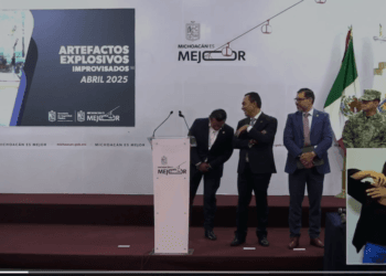 Reportan decomisos de explosivos hechizos y baja en homicidios en Michoacán