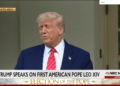 Donald Trump celebra elección de Papa estadounidense: “Un gran honor para nuestro país”