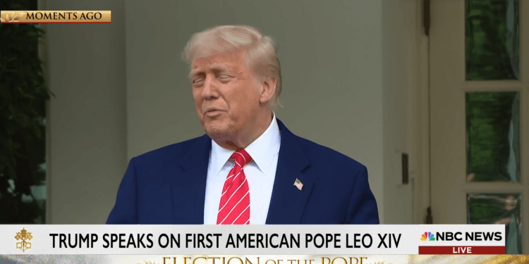 Donald Trump celebra elección de Papa estadounidense: “Un gran honor para nuestro país”