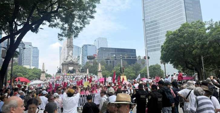 Protestan en CDMX contra elección judicial nacional