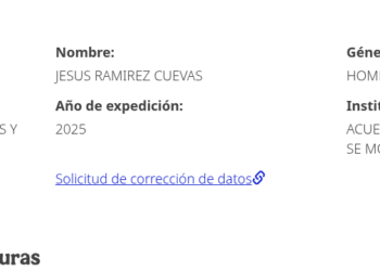 Jesús Ramírez tramita título en saberes adquiridos; no sale de la UNAM