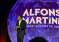 Reúne Alfonso Martínez a primer círculo de la política en su informe