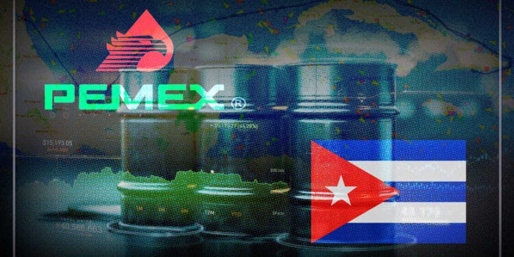 Pemex incrementa envío de combustible subsidiado a Cuba