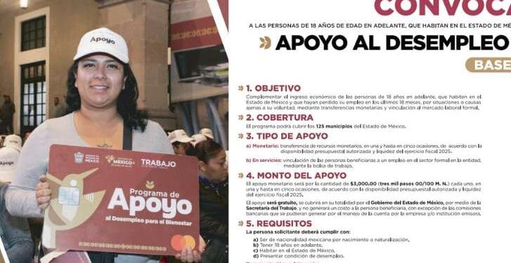 Edomex dará apoyo al desempleo de hasta 15 mil pesos