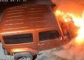 Incendian camioneta de panificadora Cuixi en Morelia