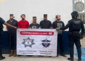 SSP detiene a 5 hombres en posesión de tres armas y droga en Salvador Escalante