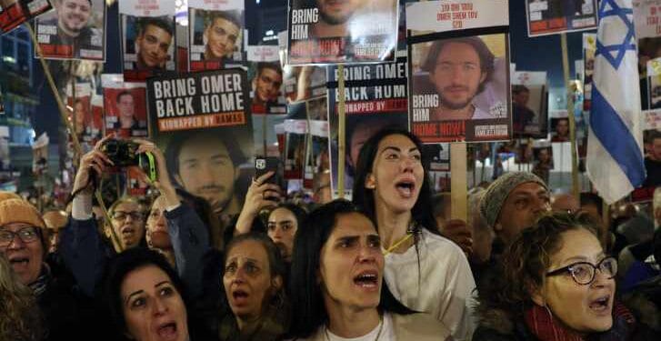 Miles protestan en Tel Aviv para exigir liberación de rehenes retenidos en Gaza