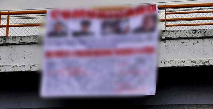 Señalan a mandos militares y grupos criminales en narcomantas