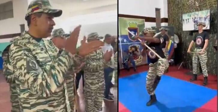 Maduro presume uso de artes marciales