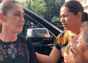 Sheinbaum rechaza presente a nombre de Ángel Aguirre durante gira en Guerrero