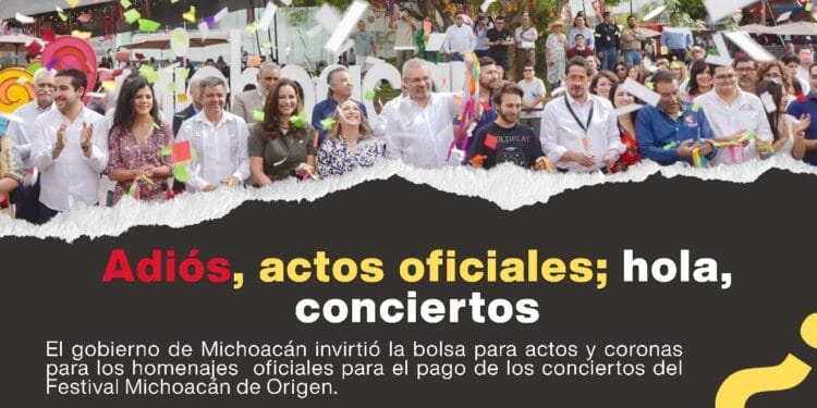 El gobierno de Michoacán gasta el dinero de los homenajes luctuosos… ¡en conciertos!