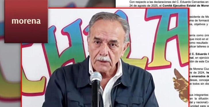 Eduardo Cervantes es separado de su cargo en Morena tras denunciar corrupción interna