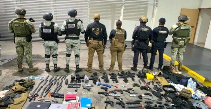 En Vista Hermosa, 38 detenidos en portación de un arma y 19 réplicas de armas de fuego: SSP