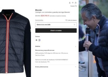 Critican a Secretario de Finanzas de Michoacán por usar chamarra de lujo