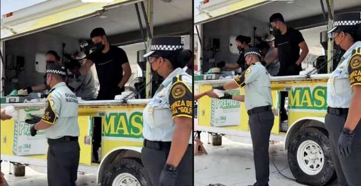 En redes sociales critican entrega de tortillas por la Guardia Nacional