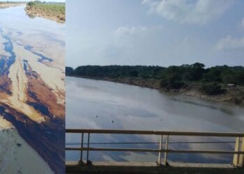 Confirman que la fuga proviene del poliducto Naranjos–Poza Rica; el hidrocarburo ya alcanzó el río Tuxpan