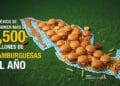En México se consumen más de 1,500 millones de hamburguesas al año