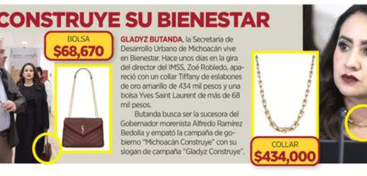 El Norte exhibe lujos de Gladyz Butanda en arranque político