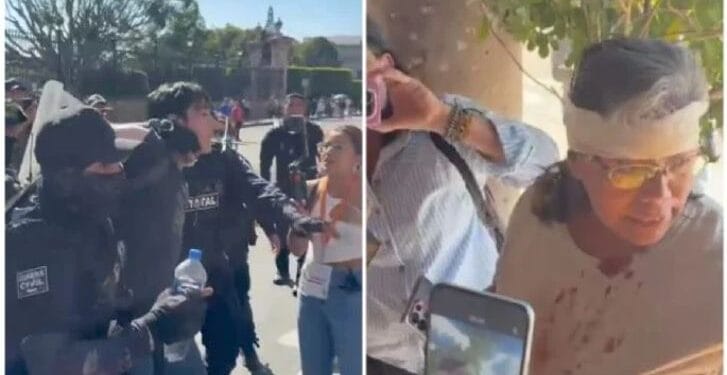 SSP separará a elemento policial que agredió a periodista e iniciará investigación