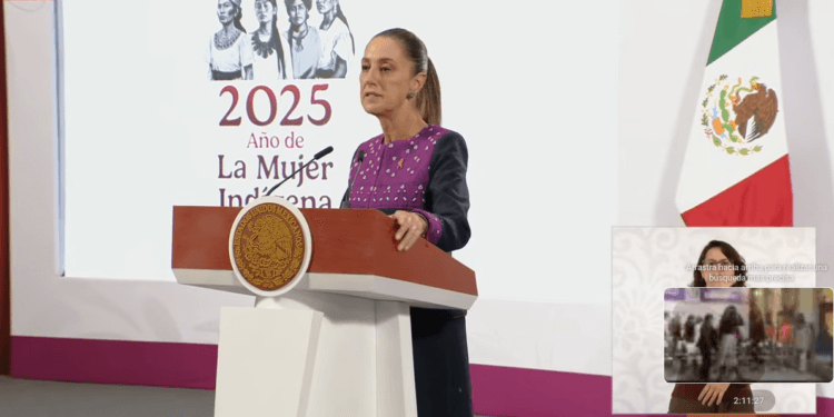 Sheinbaum dice que Estados Unidos enfrenta problemas de valores