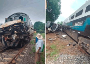 Reportan choque de Tren Interoceánico
