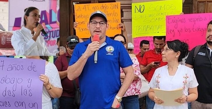 Alcaldesa de Apatzingán desata crisis laboral tras despido de trabajadores sindicalizados