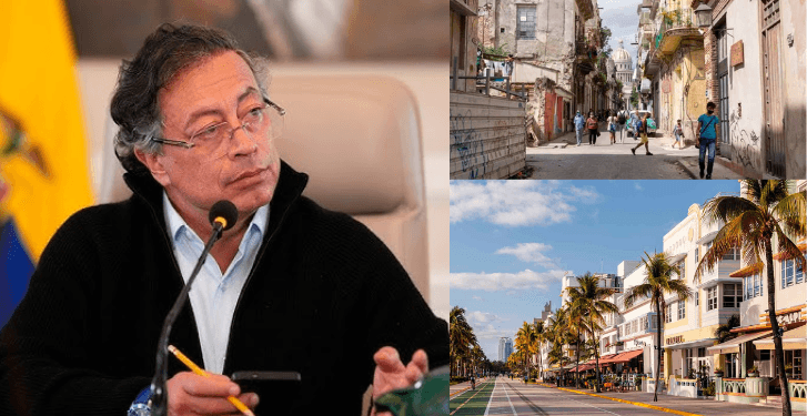 Presidente Petro compara Cuba con Miami