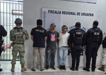 Capturan a dos presuntos homicidas en Uruapan