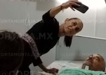 Sheinbaum aclara fotografía tomada en hospital