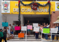 Se manifiestan por destrucción de obra pública en Coahuayana