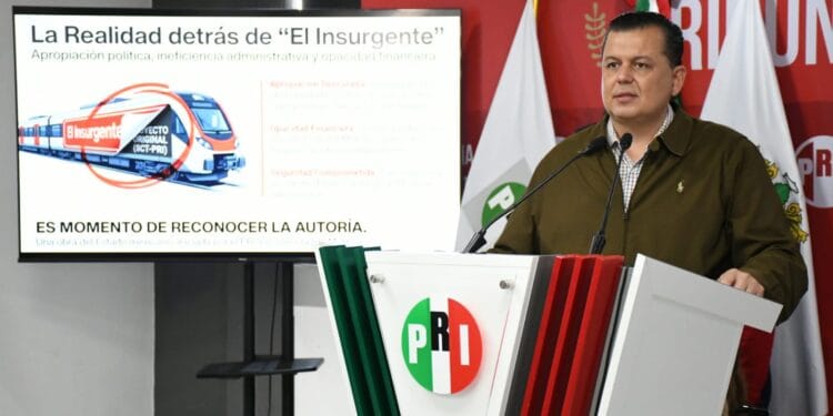 Tren Interurbano, proyecto priista saboteado 10 años por Morena: Memo Valencia