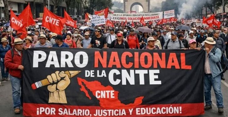 CNTE presiona con paro y amenaza al Mundial 2026
