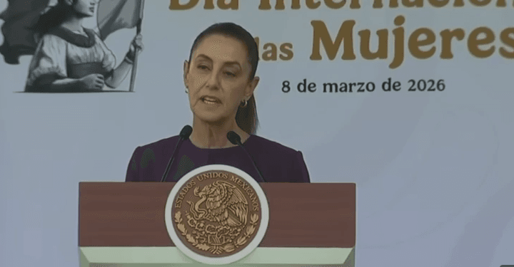 Sheinbaum encabeza conmemoración del Día Internacional de la Mujer con integrantes de las Fuerzas Armadas