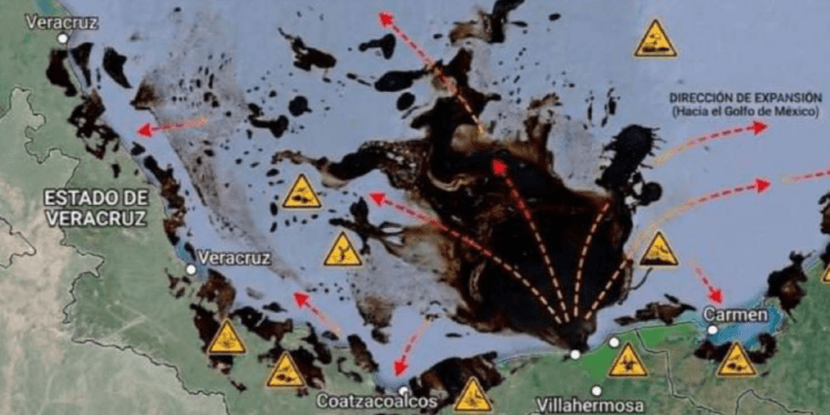 Se expande mancha del derrame petrolero en el Golfo de México