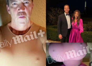 Exhiben imágenes del esposo de Kristi Noem vestido como mujer