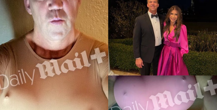 Exhiben imágenes del esposo de Kristi Noem vestido como mujer