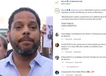 Ultraderecha llama ‘narcopresidenta’ a Sheinbaum en Barcelona